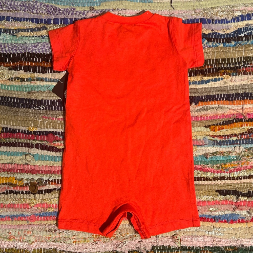 Nike ❤️🔥Habanero Red Baby Onesie - Picture 3 of 3